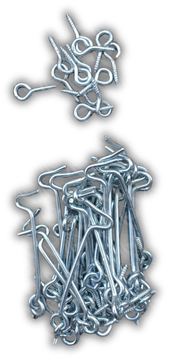 [001238] GATE HOOK AND EYE 3 INCH (ZINC PLATED)