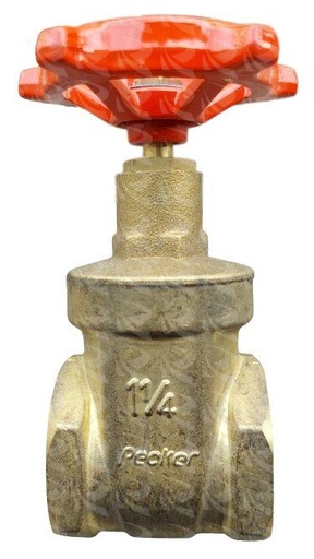 [001242] GATE VALVE PECKER HEAVY (1 1/4" )