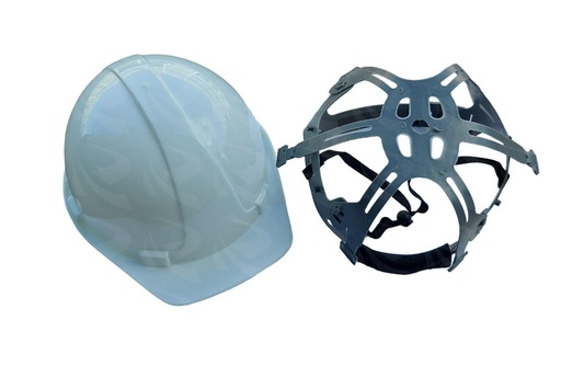 [001367] HELMET PURE PLASTIC L D  (WHITE)