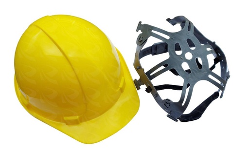 [001368] HELMET PURE PLASTIC L D  (YELLOW)