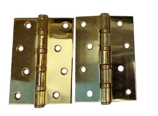 [001429] HINGES BRASS WITH BEARING (4" BRASS)
