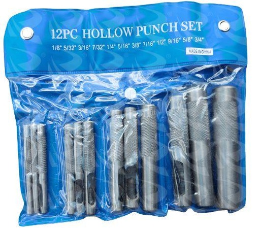 [001440] HOLLOW PUNCH SET 1S8 TO 3S4
