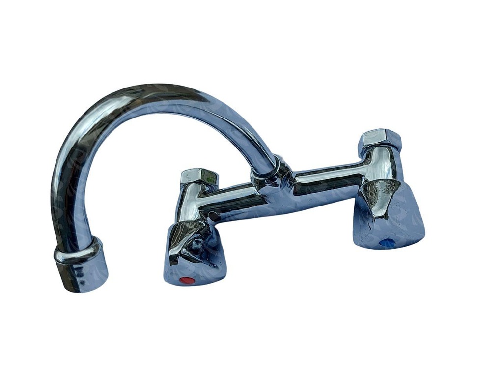 KITCHEN SINK MIXER WITH SPOUT GREEN