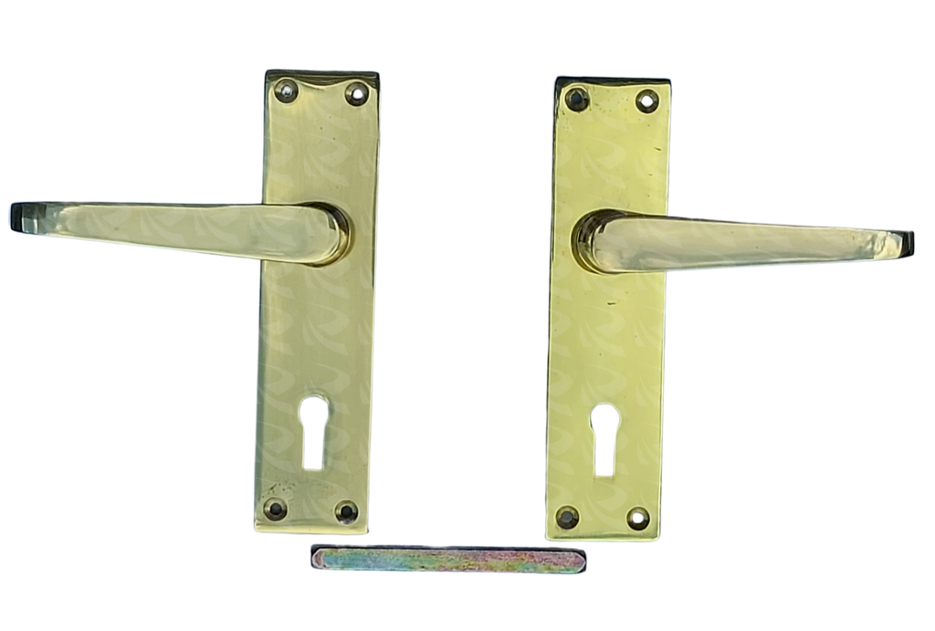 KLABB BRASS HANDLE ONLY PLAIN V700