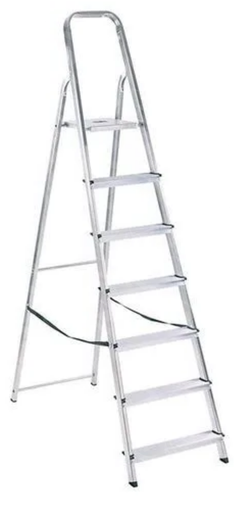 [001658] LADDER A TYPE ALUMINIUM (7 STEP)