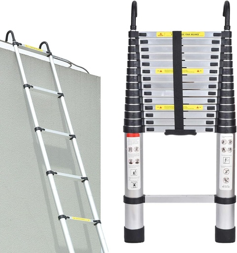 [001675] LADDER TELESCOPIC  (15 STEP)