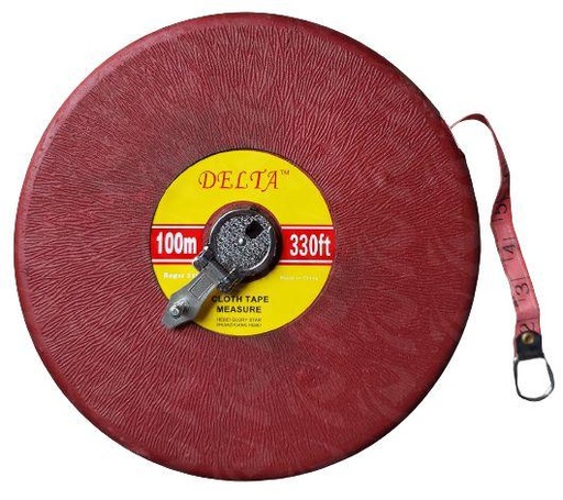 [001853] MEASURE TAPE LINEN DELTA (100M)