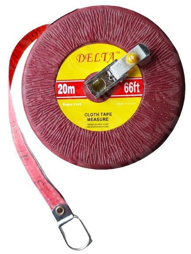 [001856] MEASURE TAPE LINEN DELTA (20M)