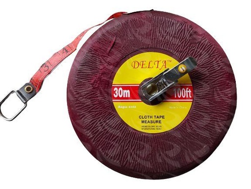 [001857] MEASURE TAPE LINEN DELTA (30M)