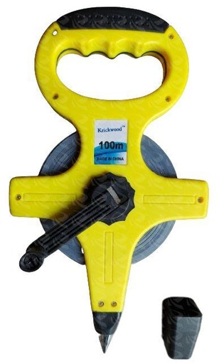 [001859] MEASURE TAPE STEEL GUN TYPE (100M)