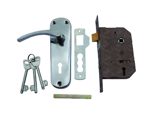 [001867] MECO MORTICE LOCK  (CHROME)