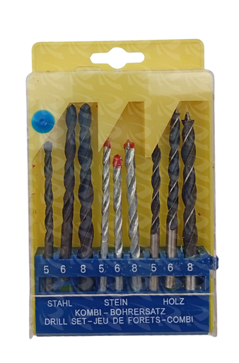 [001944] METAL DRILL BIT SET DR024 YELLOW BOX