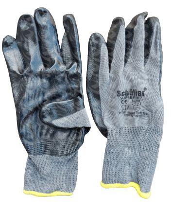 [002023] NITRILE COATED GLOVES NO 10 BLACK