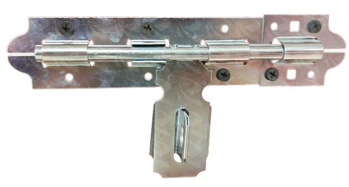 PADBOLT GALVANISED CHROME