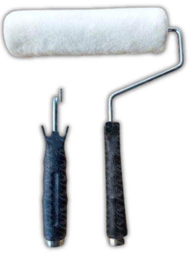 [002142] PAINT ROLLER HEAVY  (10" BLACK PLASTIC)