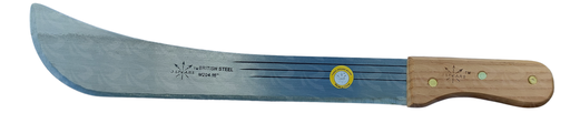 [002159] PANGA CURVED WOOD 3 SPEAR (16")