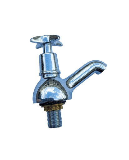 [002214] PILLAR COCK TAP STAR HANDLE ORANGE BOX