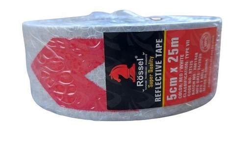 [002627] REFLECTIVE TAPE RED AND WHITE