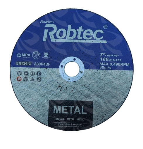 [002669] ROBTEC METAL CUTTING DISC  (7")