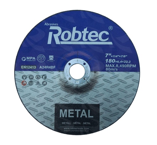 [002672] ROBTEC METAL GRINDING DISC  (7")