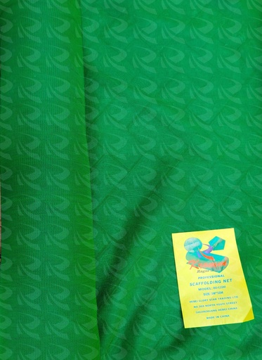 [002780] SCAFFOLDING NET GREEN  (3MX50MX80GSM)