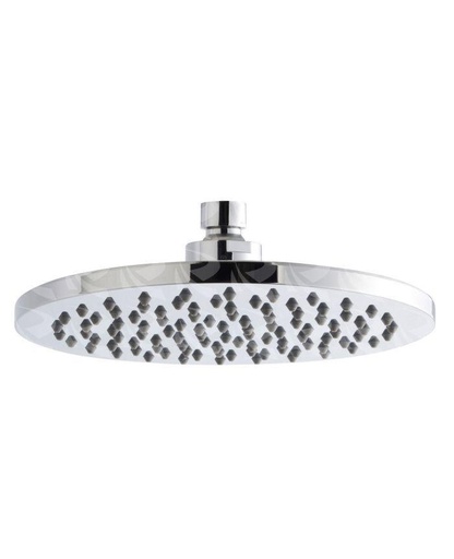 [002939] SHOWER ROSE STEEL 6 INCH (ROUND)
