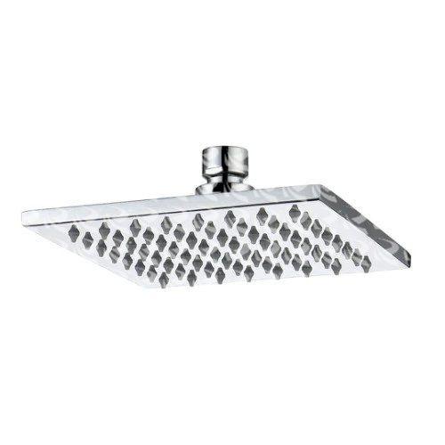 [002940] SHOWER ROSE STEEL 6 INCH (SQUARE)