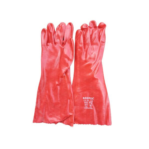 [002964] SINGLE DIPPED PVC GLOVES ROSSEL (14")