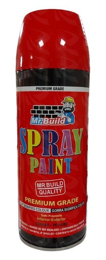 [003068] SPRAY PAINT 280G MR BUILD (RED)