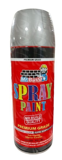 [003070] SPRAY PAINT 280G MR BUILD (SILVER GREY)