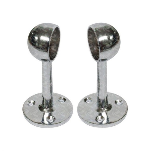 [003279] TOWEL RAIL BRACKET CLOSE (LIGHT 3/4")