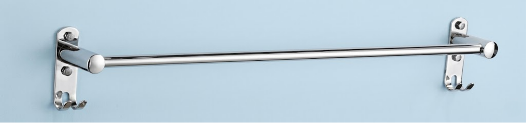 TOWEL RAIL WITH HOOKS