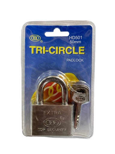 [003321] TRI CIRCLE PADLOCK HD501