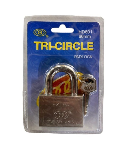 [003322] TRI CIRCLE PADLOCK HD601 