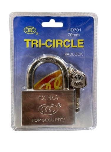 [003323] TRI CIRCLE PADLOCK HD701 