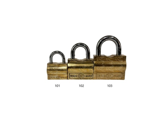 [003324] TRI CIRCLE PADLOCK SIDE KEY (101)