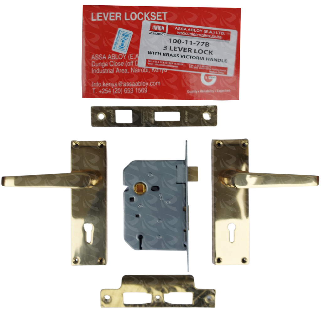 UNION 3L VICTORIAN BRASS HANDLE