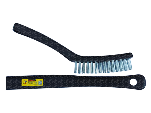 [003575] WIRE BRUSH PLASTIC HANDLE 4ROWS