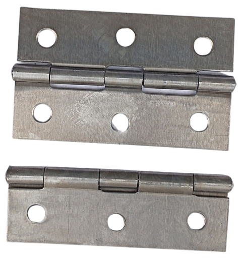 [001954] MILD STEEL HINGES  (3" L D)