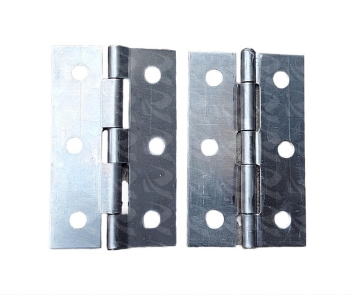 [001954] MILD STEEL HINGES  (3" L D)