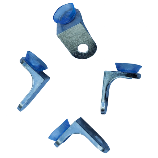 [003956] SHELF SUPPORT ZINC ALLOY GLASS