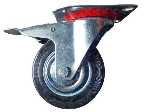 [003984] CASTOR WHEEL WITH BRAKE 9629 (3")