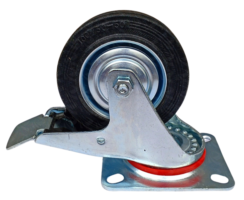 CASTOR WHEEL WITH BRAKE 9629