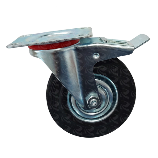 [003987] CASTOR WHEEL WITH BRAKE 9629 (6")