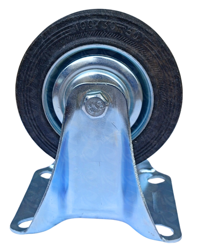 [003994] RUBBER CASTER PLATE FIX TYPE 9631 (4")