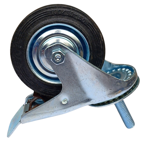 [004004] SWIVEL CASTER THREAD TOP 9633 (4")