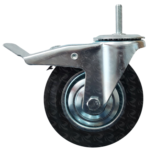 [004005] SWIVEL CASTER THREAD TOP 9633 (5")