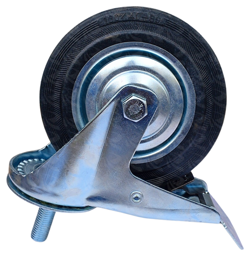 [004006] SWIVEL CASTER THREAD TOP 9633 (6")