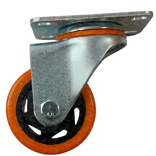 [004013] ORANGE PVC CASTOR PLATE GAL 9636 (3")