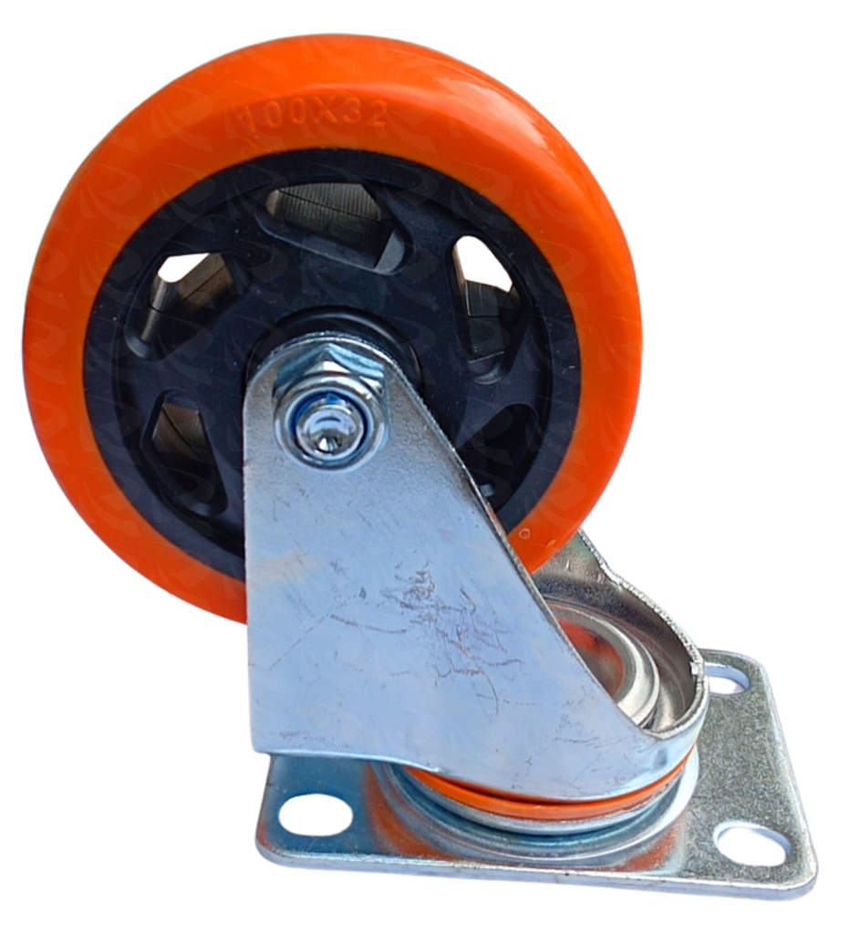 ORANGE PVC CASTOR PLATE GAL 9636